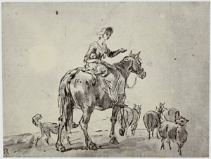 Gilpin, gjeterinnen av Philip Henry Delamotte