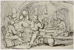 Hemskirk [Van Heemskerck?], Boors Carousing av Philip Henry Delamotte