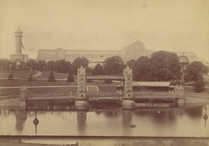 Fremdriften til Crystal Palace i Sydenham, 1854.