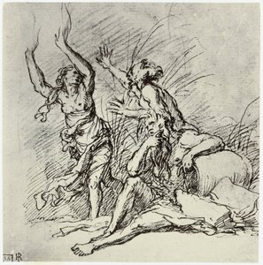 Salvator Rosa, Pan og Syrinx av Philip Henry Delamotte