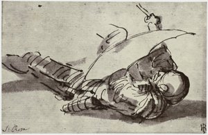 Salvator Rosa, Den sårede soldaten av Philip Henry Delamotte