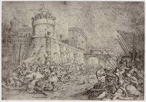 Tempesta [?], Stormingen av Jerusalem av Philip Henry Delamotte