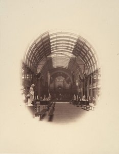 Utsikt i Central Hall, Art Treasures Exhibition, Manchester, 1857. av Philip Henry Delamotte