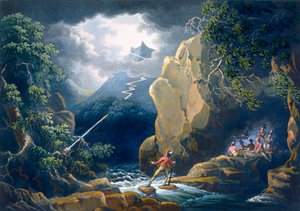 The Flash of Lightning: Catught in a Mountain Storm,