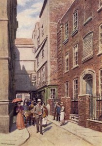 Inngang til Bishopsgate fra Great St Helens, 1890 av Philip Norman