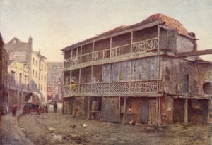 Siste av Kings Head Inn, Southwark, 1884 av Philip Norman
