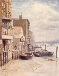 Gamle bygninger fra St Pauls Pier, 1894