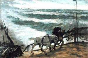 An Approaching Storm (olje på lerret) av Philip Richard Morris