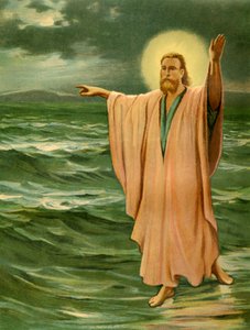 Jesus går på vannet