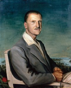 Portrett av William Somerset Maugham (olje på lerret) av Philip Steegman