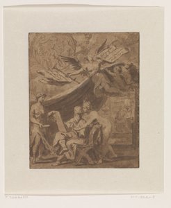Frontispice-design for The Great Painting Book av Philip Tidemann