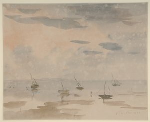 (akvarell på papir) av Philip Wilson Steer