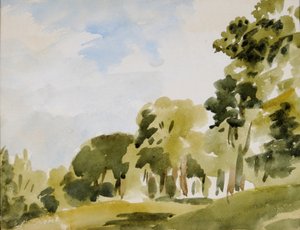 (akvarell på papir) av Philip Wilson Steer