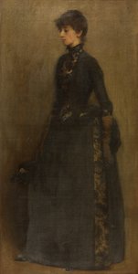 Lady in Grey: Mrs Montgomery (olje på lerret) av Philip Wilson Steer