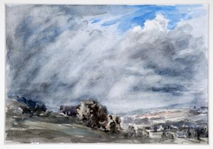 Stormy Day, Gloucestershire, ca. 1902 av Philip Wilson Steer