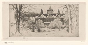 Huis ten Bosch i snøen La Maison du Bois, La Haye (originaltittel)