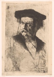 Portrett av en mann av Philip Zilcken (signed by artist)