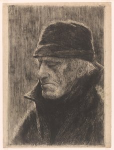 Leder for en gammel fisker Tête de Pêcheur av Philip Zilcken