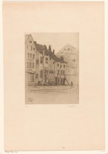 Gamle hus på Place Verte, i Verviers Vieilles maisons, Place Verte (Verviers) (original tittel) av Philip Zilcken