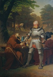 Scene fra Goethes "Götz von Berlichingen" av Philipp Foltz