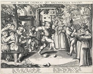 Eggedans, ca. 1580. av Philipp Galle