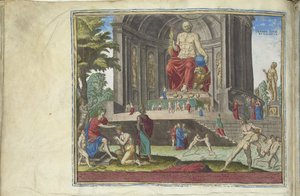 Statuen av Jupiter ved Olympia fra serien The Eightth Wonders of the World, 1572