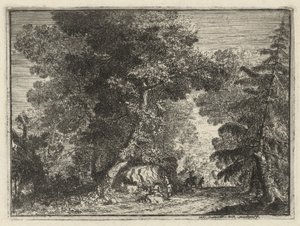 En vei gjennom skogen av Philipp Hieronymus Brinckmann