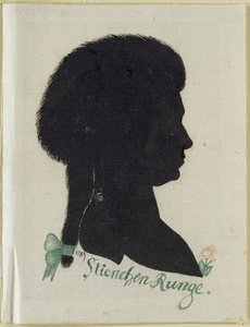 Stienchen Runge, 789 (indisk blekk og wc på papir) av Philipp Otto Runge