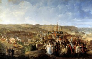 Napoleon I (1769-1821) deler ut korsene til Legion d