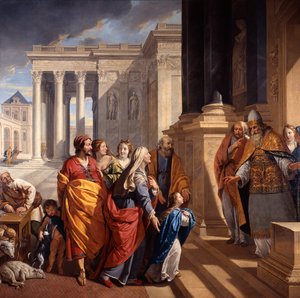 Presentasjonen av den salige jomfru Maria, 1639-1640. av Philippe de Champaigne