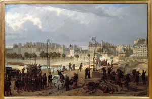 Følelsesscene ved broen til archeveche 23. juni
