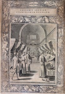 Board of Statutes of the Order of Malta "" Statuta Hospitalis Hervsalem"" (riddere som tar vare på de syke), av Philippe Thomassin, sent på 1500-tallet av Philippe Thomassin