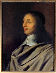 Portrett av Antoine Le Maistre (eller Lemaistre, Le Maitre) (1608-1646), professor i retorikk og diksjon av dramatikeren Jean Racine En stor jansenisme, han var medlem av Arnauld-familien - Kopi av et originalt tapt portrett av Philippe de Cham av Philippe de (after) Champaigne
