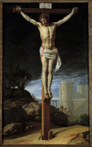Kristus på korset-maleri av Philip av Champaigne (1602-1674) (ec.flam.) Kansas City fra 1600-tallet. Nelson Gallery av Philippe de Champaigne