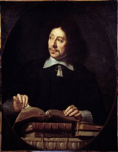 Mannsportrett. Maleri av Philippe de Champaigne (1602-1674) ca. Flamme. av Philippe de Champaigne