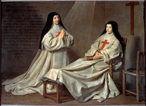 Port Royal: Portrett av mor Catherine Agnes Arnauld og søster Catherine de Sainte Suzanne (Olje på lerret av Philippe de Champaigne