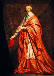 Portrett av Armand-Jean du Plessis (Paris av Philippe de Champaigne