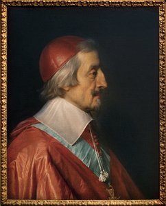 Portrett av kardinal Richelieu (Armand Jean Duplessis de Richelieu av Philippe de Champaigne