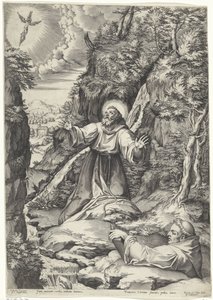 Franciscus van Assisi ontvangt de stigmata   1359393   no       norwegian Successfully Translated  Original: Staand mannelijk naakt, op de rug gezien, steunend op de rechterknie Translat: Staand mannelijk naakt, op de rug gezien, steunend op de rechterknie av Philippe de Soye