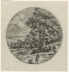 Procris schenkt Cephalus en magisk pil Cephalus en Procris (serietittel)
