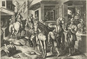 Stigbøyler Nye oppfinnelser og funn (serietittel) Nova Reperta (serietittel) av Philips Galle (attributed to workshop of)