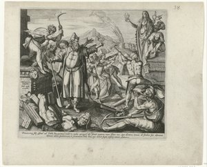 Vernietiging van de afgodsbeelden van Baal Boetedoening en berouw in het Oude Testament en het Nieuwe Testament (serietittel) En type guddommelig overbærenhet og barmhjertighet, mot dem hvis overtredelser han angrer av hele sitt hjerte og vender seg til Gu