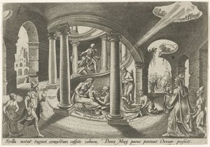 Tilbedelse av kongene The Days of Doom of the Jewish People (serietittel) av Philips Galle