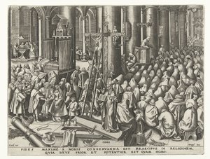 Tro Fides (tittel på objekt) De syv dyder (serietittel) av Philips Galle