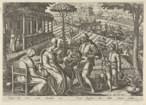 Jacht op de grasmus Jachttaferelen (serietittel) Der alle slags jakt, fuglefangst og fiske (serietittel) av Philips Galle