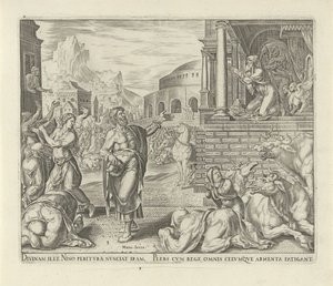 Jona spår Nineves fall History of Jonah (serietittel) av Philips Galle