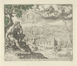 Jonas sitter under kalebassen History of Jonah (serietittel)
