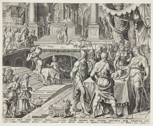 Josias feirer påske av Philips Galle