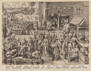 Rettferdighet, fra De syv dyder av Philips Galle