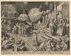 Måtehold (Temperantia), blad 7 fra serien «De sju dydene» av Philips Galle